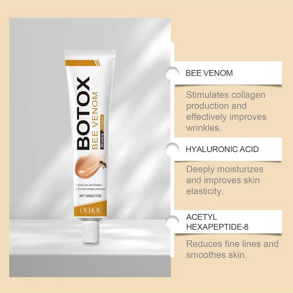 Botox Bee Venom Wrinkle Removal Cream Wrinkle Removal Firming Moisturizing One